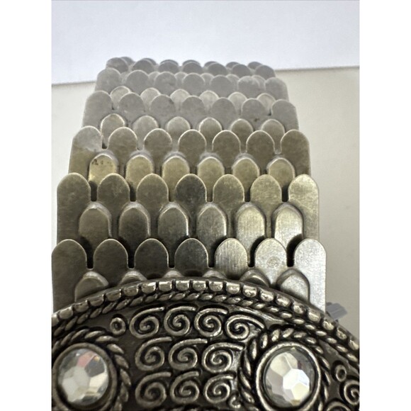 Medallion Belt Women’s Metal Vintage’s 90s Elastic Segmented inch Embellished main image 5